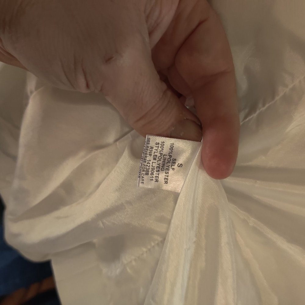 Essue White Double Botton Trench Jacket - Picture 6 of 6